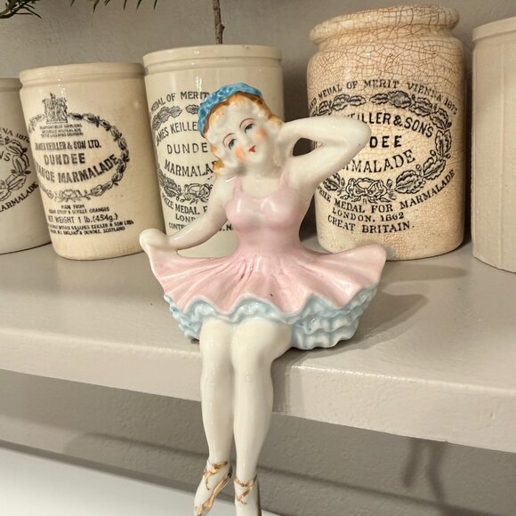Occupied Japan 1940's Ballerina Shelf Sitter - Picture 13 of 13